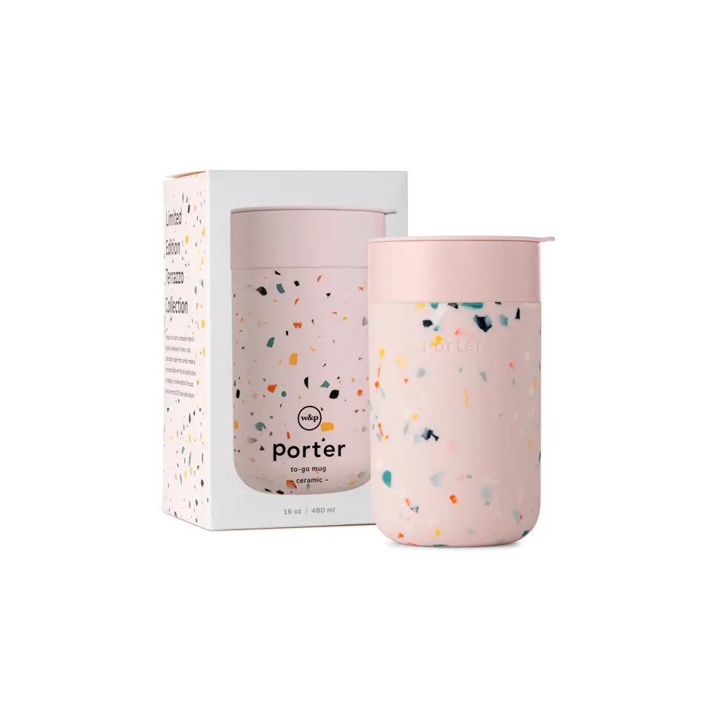 Porter Water Bottle Blush 16 oz  Luxury Teaware and Accessories